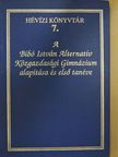 Dencsiné dr. Nagy Éva - A Bibó István Alternatív Közgazdasági Gimnázium alapítása és első tanéve [antikvár]