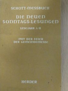 Die neuen Sonntags-Lesungen [antikvár]