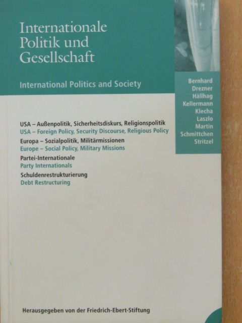 Daniel Drezner - Internationale Politik und Gesellschaft 1/2008 [antikvár]