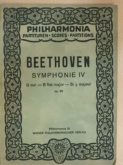 Ludwig van Beethoven - Symphonie IV.  [antikvár]