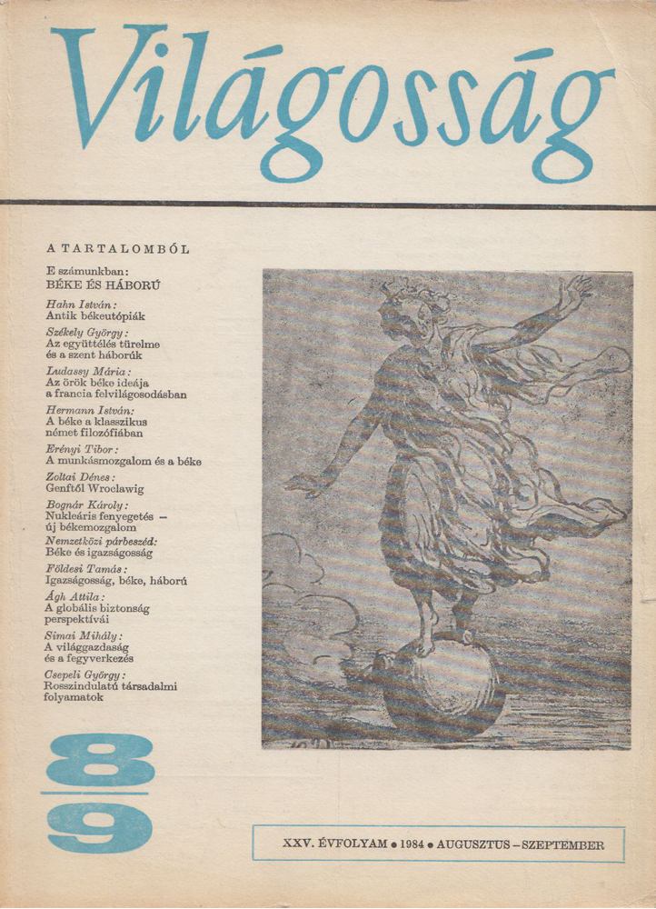 Lukács József - Világosság 1984/8-9. augusztus-szeptember [antikvár]