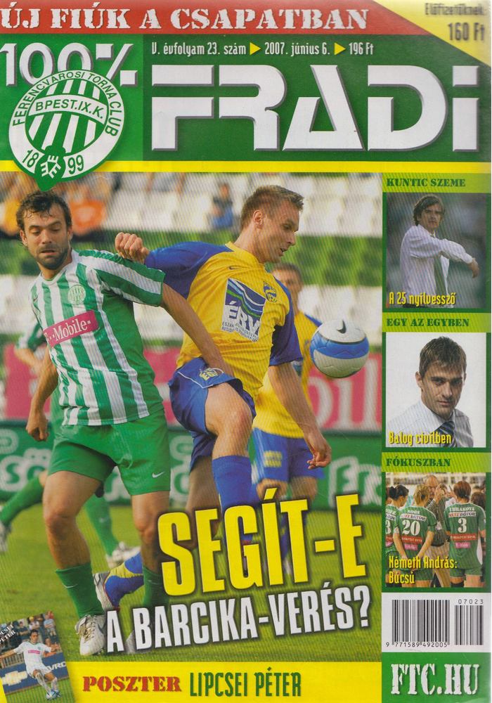 Privacsek András - 100% Fradi V. évf. 23. szám [antikvár]