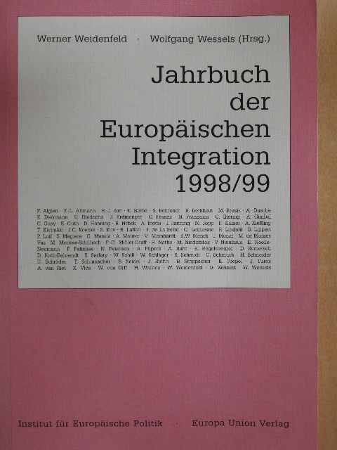 Claus Giering - Jahrbuch der Europäischen Integration 1998/99 [antikvár]