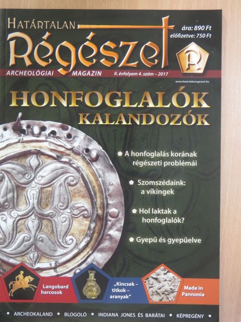 Bollók Ádám - Határtalan régészet 2017/4. [antikvár]