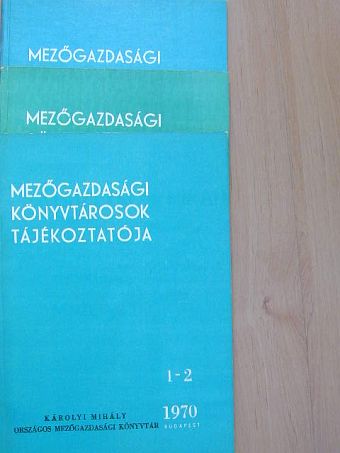 Gál Andorné - Mezőgazdasági könyvtárosok tájékoztatója 1970/1-4.  [antikvár]