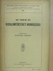 Az 1936-ik év irodalomtörténeti munkássága [antikvár]