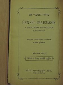 Ünnepi imádságok II. [antikvár]