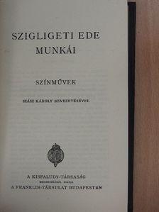 Szigligeti Ede - Szigligeti Ede munkái [antikvár]
