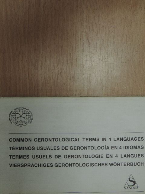 Common gerontological terms in 4 languages [antikvár]