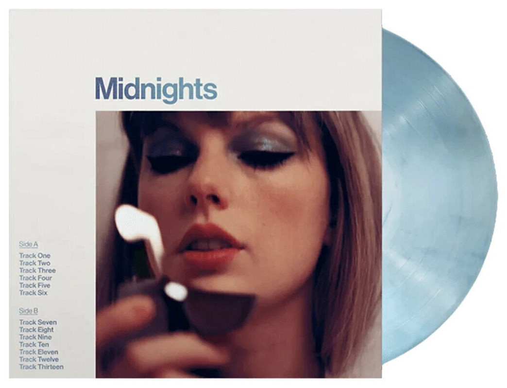 TAYLOR SWIFT - MIDNIGHTS LP TAYLOR SWIFT - MOONSTONE BLUE EDITION