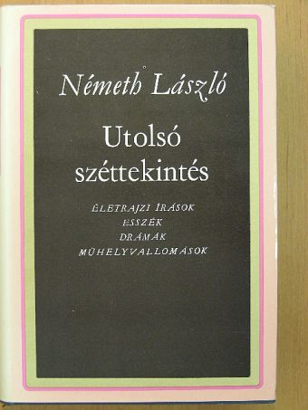 Németh László - Utolsó széttekintés [antikvár]