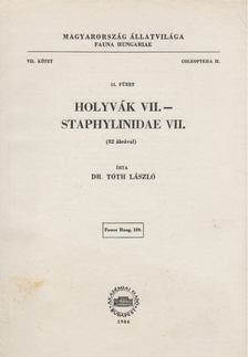 Holyvák VII. - Staphylinidae VII. [antikvár]