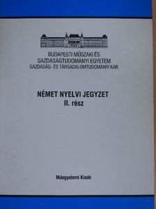 Kelemen Katalin - Német nyelvi jegyzet II. [antikvár]