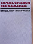 Maurice W. Sasieni - Operations Research [antikvár]