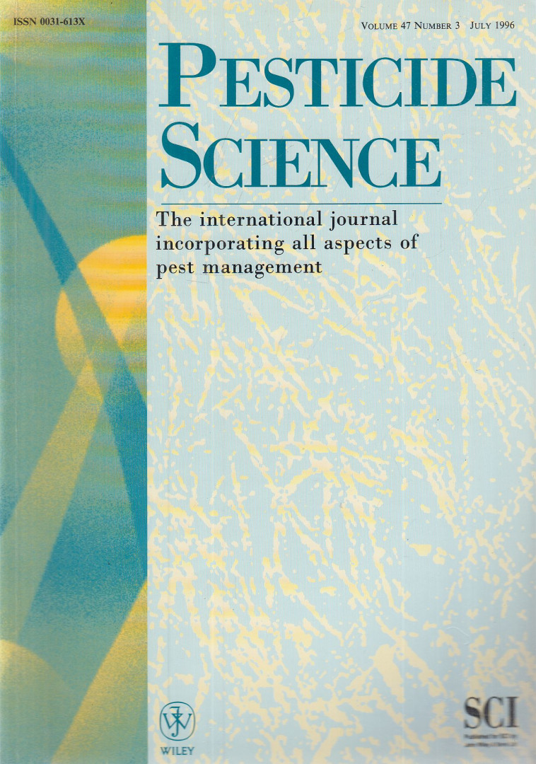 G. T. Brooks - Pesticide Science Volume 47, Number 3 July 1996 [antikvár]