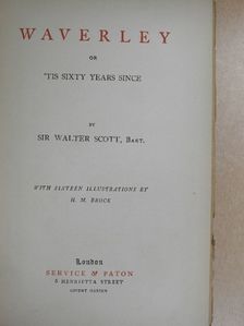 Sir Walter Scott - Waverley [antikvár]