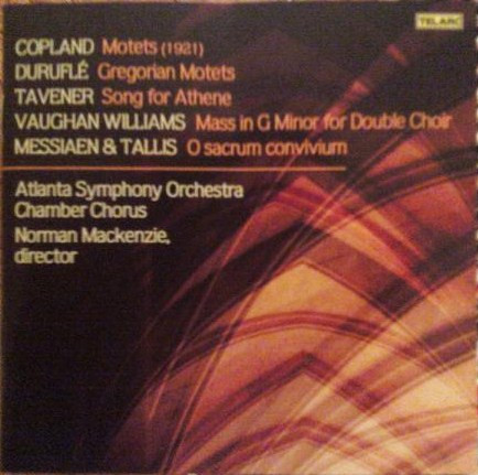 COPLAND,DURUFLÉ, VAUGHAN WILLIAMS - XX CENTURY CHOIR CD MACKENZIE