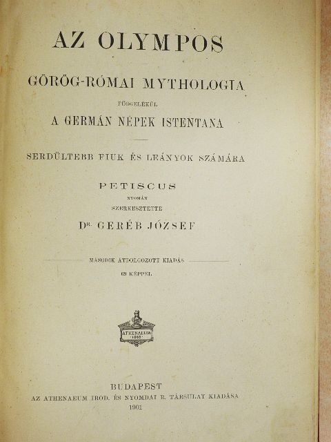 Petiscus - Az Olympos [antikvár]