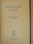 Francois Villon - Villon balladái Faludy György átköltésében [antikvár]