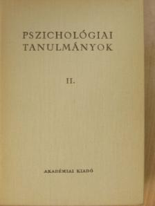Ádám Péter - Pszichológiai tanulmányok II. [antikvár]