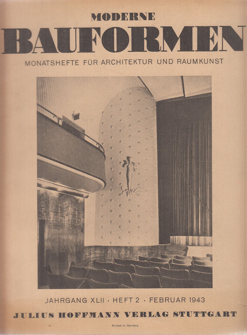 Moderne Bauformen Februar 1943 [antikvár]