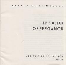 ELISABETH ROHDE - The Altar of Pergamon [antikvár]