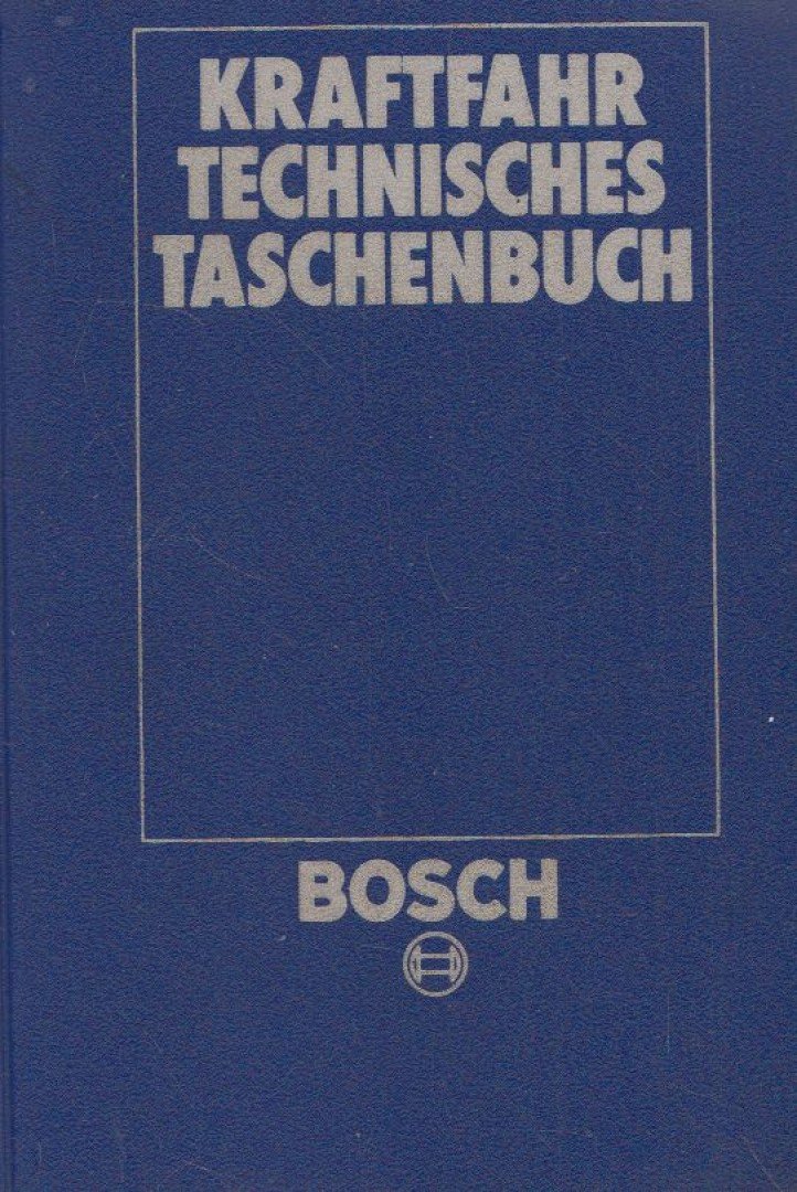 W. Bazlen, U. Adler - Kraftfahr technisches Taschenbuch [antikvár]