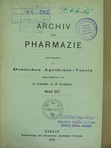 O. Schumm - Archiv der Pharmazie 1909 [antikvár]