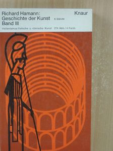Richard Hamann - Geschichte der Kunst III. [antikvár]