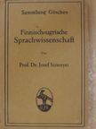 Dr. Josef Szinnyei - Finnisch-ugrische Sprachwissenschaft [antikvár]