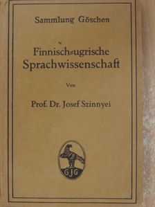 Dr. Josef Szinnyei - Finnisch-ugrische Sprachwissenschaft [antikvár]