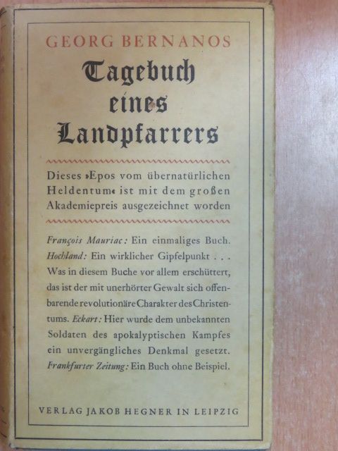 Georg Bernanos - Tagebuch eines Landpfarrers [antikvár]