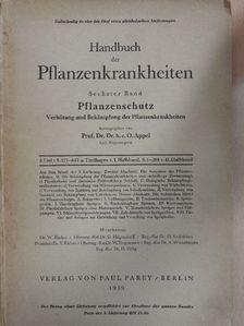 Dr. O. Appel - Handbuch der Pflanzenkrankheiten VI/3. (töredék) [antikvár]
