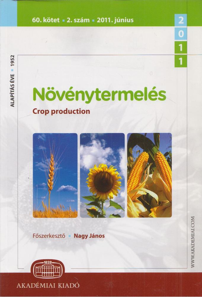 Nagy János (főszerk.) - Növénytermelés 2011. június [antikvár]