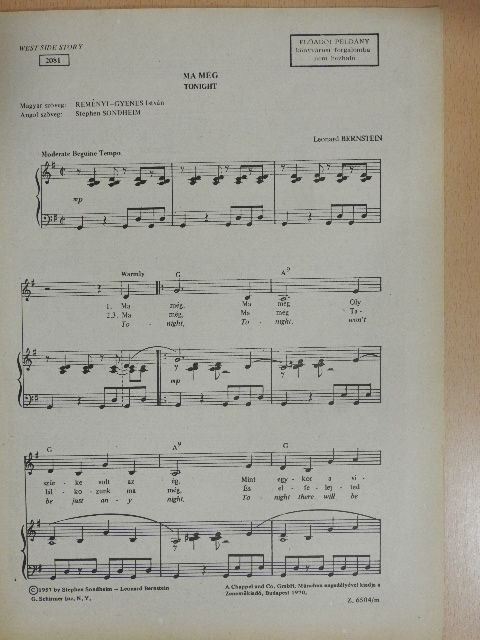 Leonard Bernstein - Ma még [antikvár]