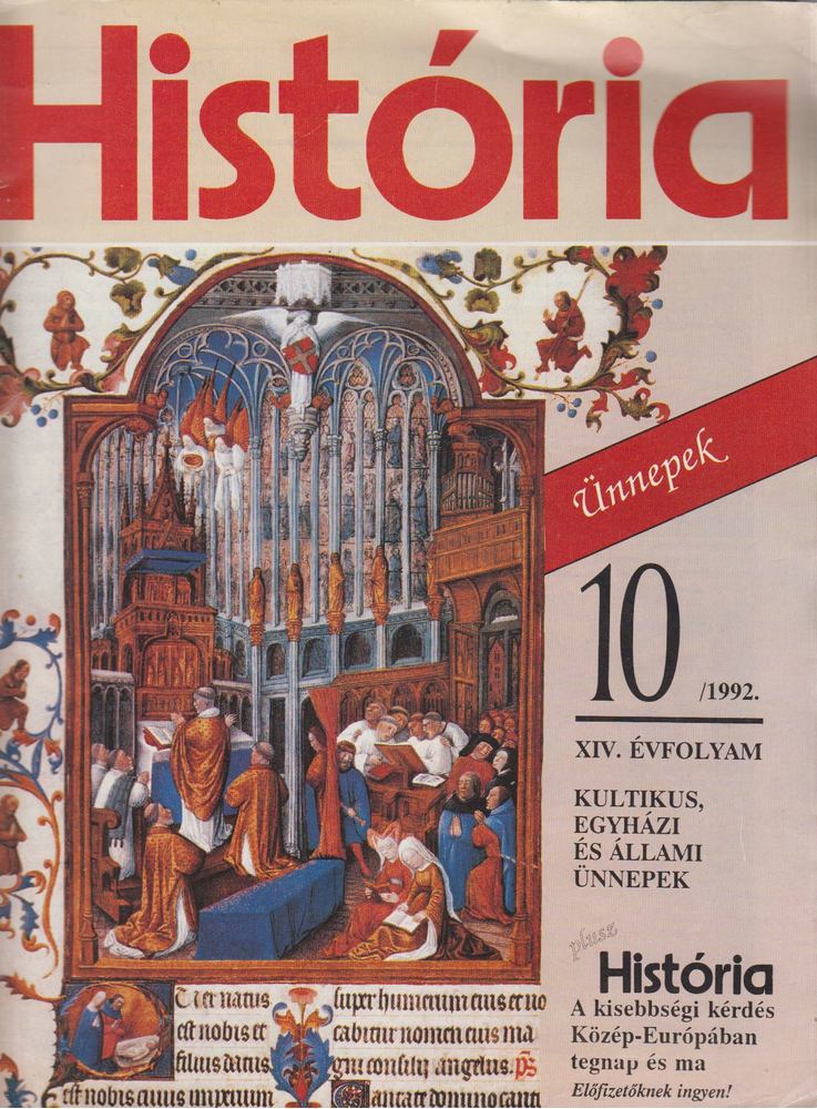 Glatz Ferenc - História 1992/10 [antikvár]