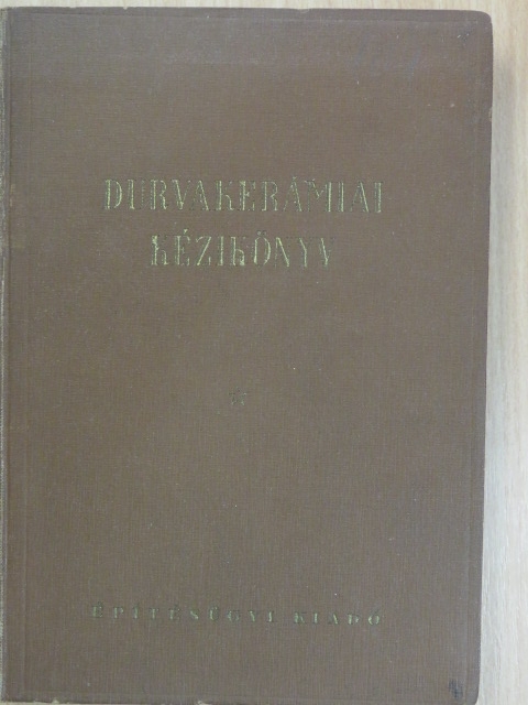 Durvakerámiai kézikönyv [antikvár]