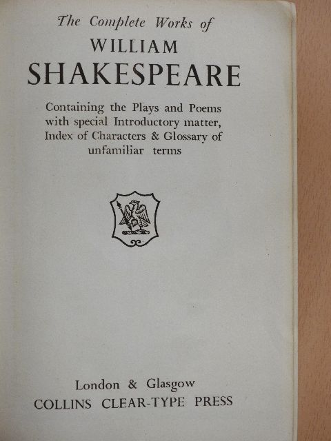 William Shakespeare - The Complete Works of William Shakespeare [antikvár]