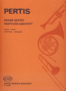 PERTIS JENŐ - RÉZFÚVÓS SZEXTETT, PARTITÚRA-SZÓLAMOK