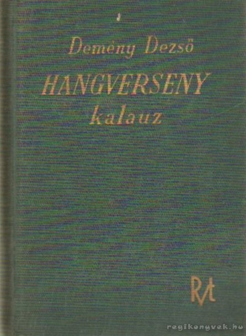 DEMÉNY DEZSŐ - Hangverseny kalauz [antikvár]