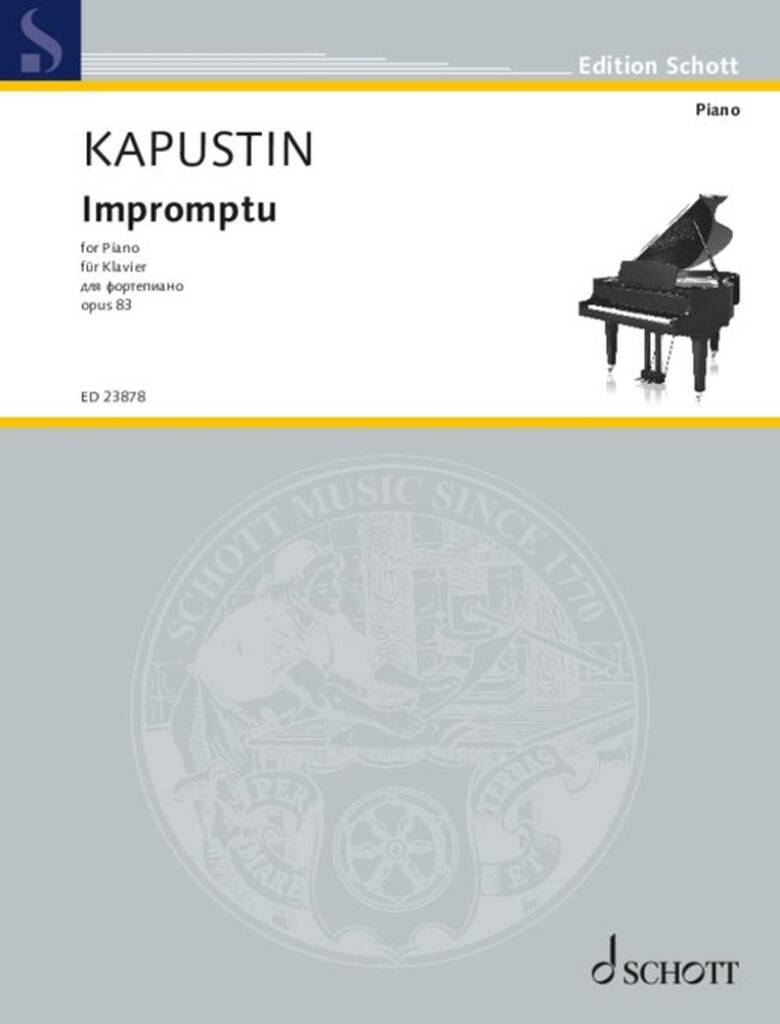 KAPUSTIN, NIKOLAI - IMPROMPTU FOR PIANO