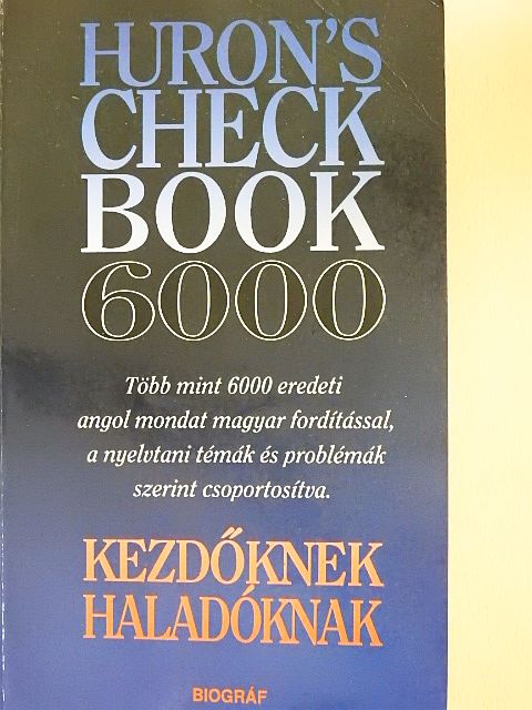 Huron's checkbook 6000 [antikvár]