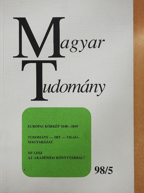 Borzsák István - Magyar Tudomány 1998/5. [antikvár]