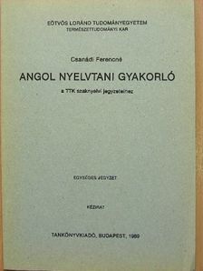 Csanádi Ferencné - Angol nyelvtani gyakorló [antikvár]