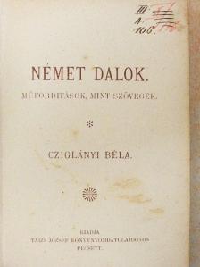 Andersen - Német dalok [antikvár]