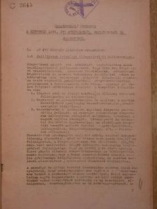 Összefoglaló jelentés a könyvtár 1954. évi működéséről, fejlődéséről és állapotáról [antikvár]