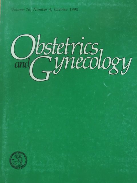 Milena Dorta - Obstetrics and Gynecology October 1990. [antikvár]