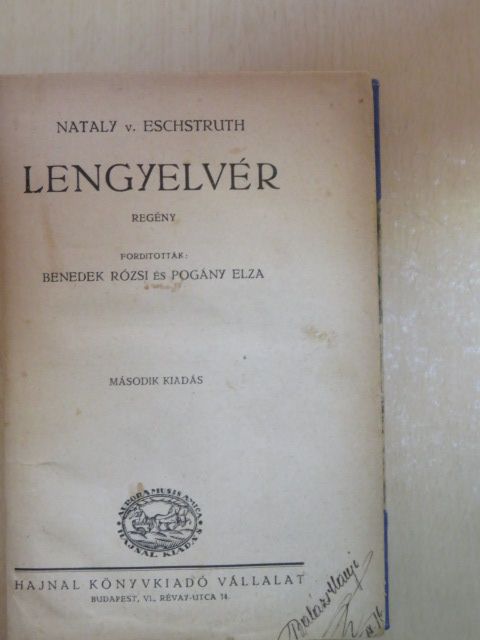 Nataly v. Eschstruth - Lengyelvér/Gyerekasszony [antikvár]