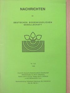 Burghardt W. - Nachrichten der Deutschen Bodenkundlichen Gesellschaft 15/2 [antikvár]