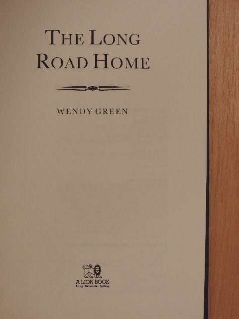 Wendy Green - The Long Road Home [antikvár]